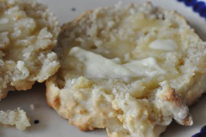 Æblescones - scones med æble og havregryn