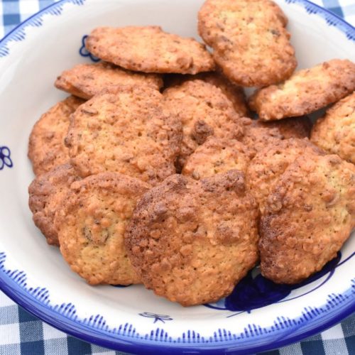 Müsli cookies med appelsin - nem opskrift