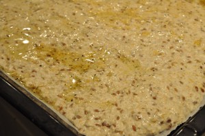 Madbrød med hvidløg af koldhævet dej