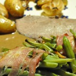 Grønne bønner med bacon - lækkert tilbehør