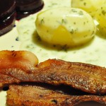 Stegt flæsk med persillesovs