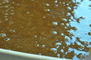 Ølkage med hvidtøl, farin og brunt bagepulver