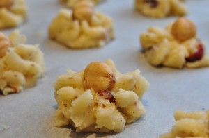 Vaniljestjerner - vaniljekranse med marcipan