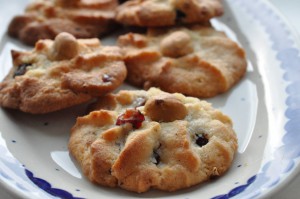 Vaniljestjerner - vaniljekranse med marcipan