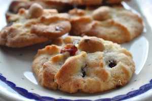 Vaniljestjerner - vaniljekranse med marcipan