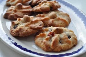 Vaniljestjerner - vaniljekranse med marcipan