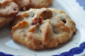 Vaniljestjerner - vaniljekranse med marcipan