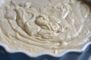 Pærekage med marcipan og nougat - opskrift