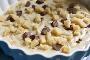 Pærekage med marcipan og nougat - svampet