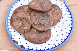 Luksus marcipan cookies med chokolade og nutella
