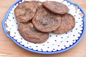 Luksus marcipan cookies med chokolade og nutella