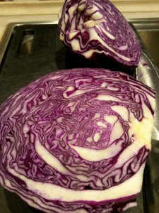 Julesalat - rødkålssalat med mandarin