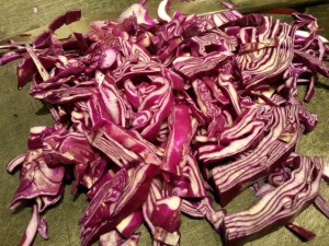 Julesalat - rødkålssalat med mandarin