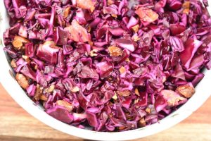 Julesalat - rødkålssalat med mandarin