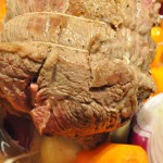 Gammeldags oksesteg i stegeso langtidsstegt