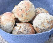 Boller og brød af risengrød rester