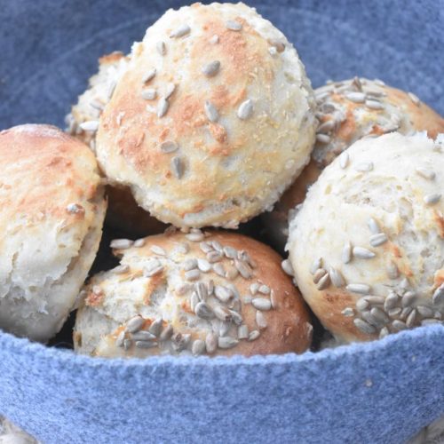 Boller og brød af risengrød rester