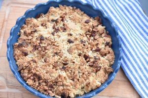 DSC_3989 • nogetiovnen.dk Pæretærte med smuldredej af havregryn