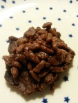 Rice Krispies kage - chokoladekage choco bites