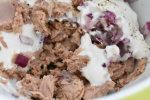 Tunmousse med creme fraiche - uden husblas - tunfisk blandes med creme raiche