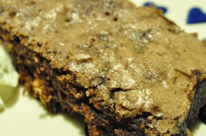 Chokoladekage brownie i mikroovn - opskrift