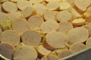 Forloren hare med pølser 