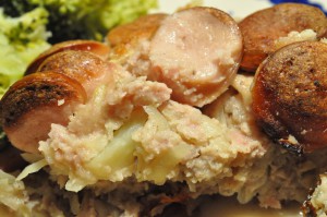 Forloren hare med pølser 