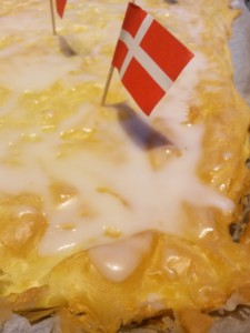 Vandbakkelse med glasur 