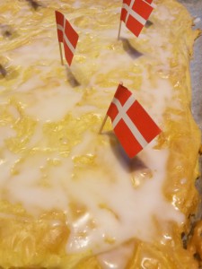 Vandbakkelse med glasur 