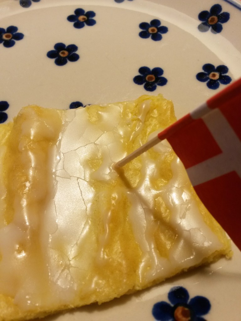 Vandbakkelse med glasur