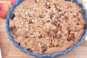 Æblecrumble med mandler den bedste opskrift