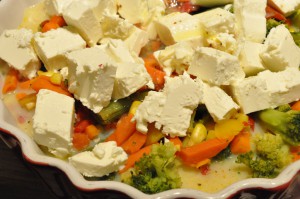 Spinattærte med løg og feta - grøntsagstærte