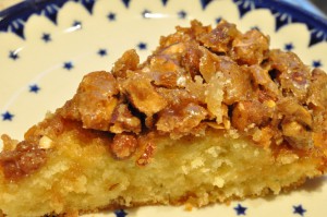 Toscakage med marcipanbund - nem opskrift