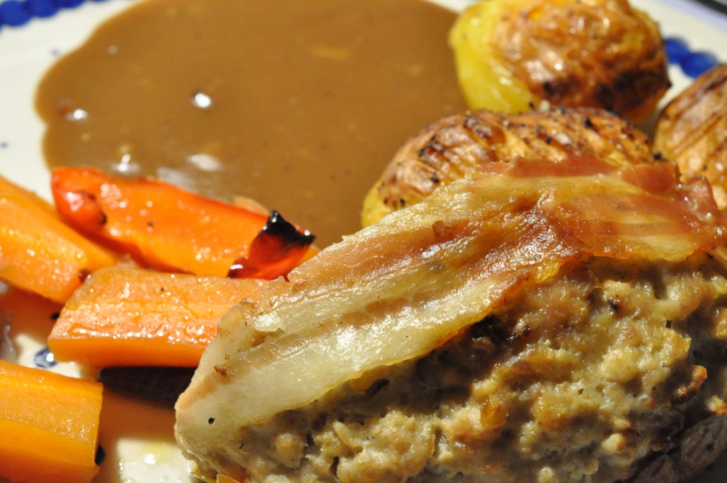 Forloren hare - opskrift med bacon og brun sovs