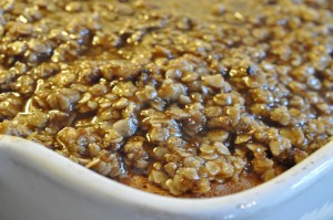 Drømmekage med havregryn - nem opskrift