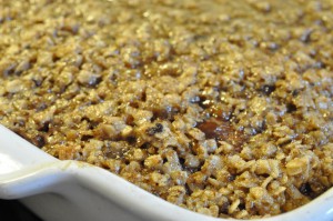 Drømmekage med havregryn - nem opskrift