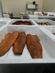 Bønnerup Havn og på besøg hos fiskemanden