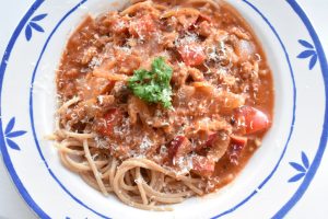 Kyllingekødsovs - kødsovs med kokosmælk