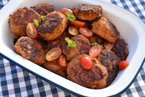 DSC_2184 • nogetiovnenstaging.com Krydrede kyllingefrikadeller – sunde & lækre