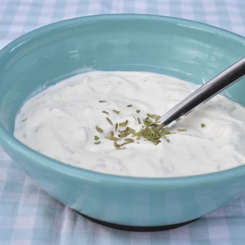 Kold bearnaise dressing - nem dip
