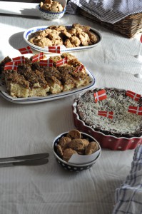 Chokoladekage med marcipan og Nutella