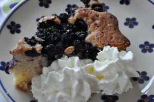 Blåbærtærte med marcipan - tærte med blåbær