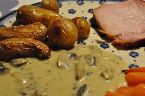 Champignonsovs nem lækker svampesauce