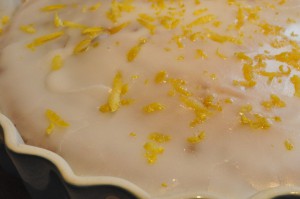 Citronkage - svampet og lækker. Nem opskrift