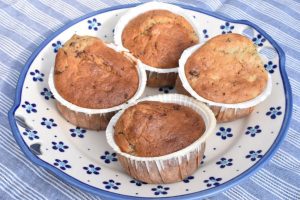 Nemme bananmuffins - banan chokolade muffins