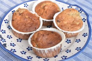 Nemme bananmuffins - banan chokolade muffins