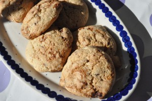 Cookies med chokolade og Nesquick