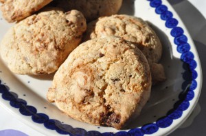 Cookies med chokolade og Nesquick