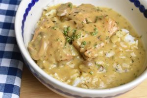 Gryderet med svinemørbrad - mørbradgryde 