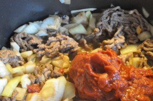 Shepherds pie med hakket oksekød opskrift